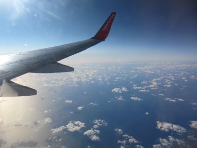 ber den Wolke in Richtung Egypten