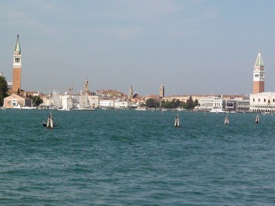 Anfahrt auf Venedig