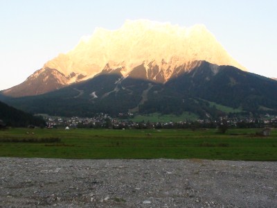 Blick auf die Zugspitze