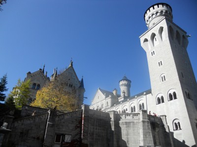 Blick in den Innenhof "Schloss Neuschwarnstein"