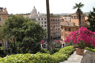 Blick über Rom von der span. Treppe