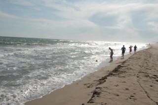 Strand am CP im Barcelona