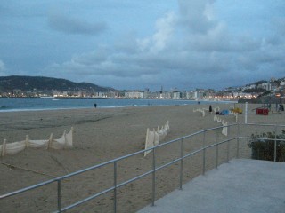 Blick auf San Sebastian