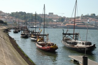 Portweinfsser auf den Schiffen