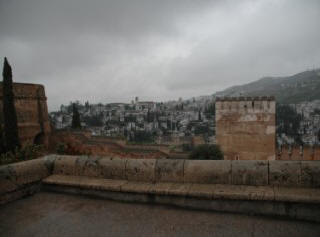 Granada bei Regen